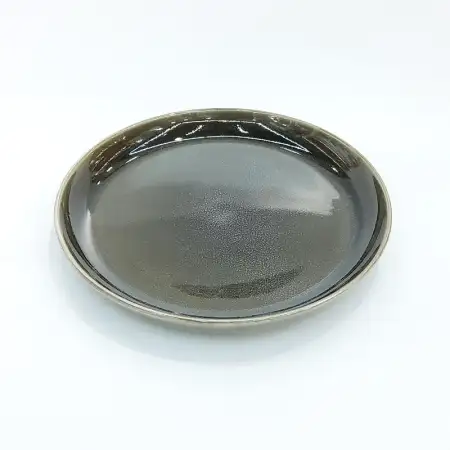 #CX2214; Ceramic plate round 8.25" ..