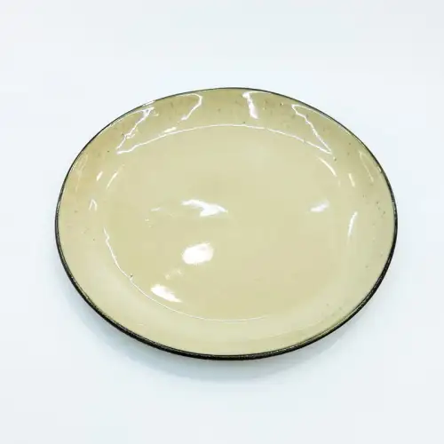 #CX2221; Ceramic plate round 8.5" 