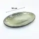 #CX2238; Ceramic oval plate 13.25"  