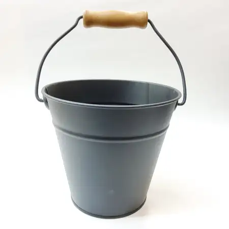 #CY107-BK; Stainless steel bucket 15.4cm..