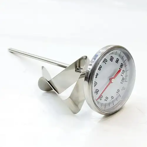 #DF0350;  Thermometer w/clip 12.5cm