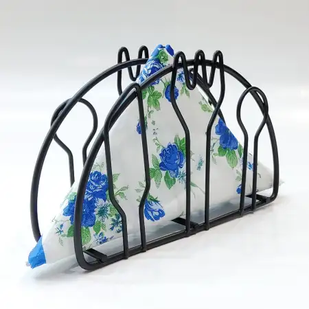 #DX001; Napkin holder metal wire..