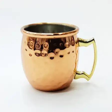 #DX1730;  Mule mug 60ml hammered #1730..