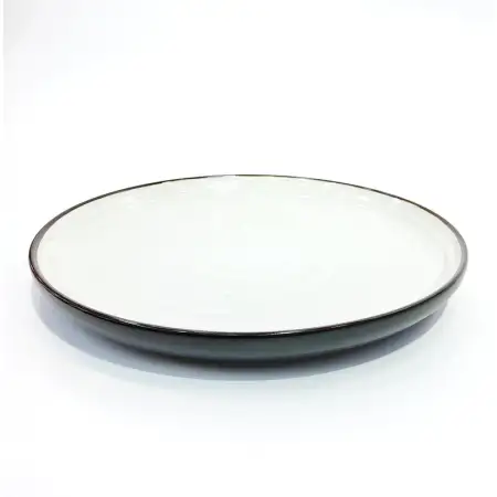 #F776-345;  Ceramic rd. plate 10"..