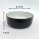 #F776-347;  Ceramic bowl 8.5"