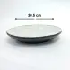 #F776-462; Ceramic rd. plate 8"