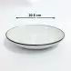 #F776-462WT; Ceramic rd. plate 8" WT #F776