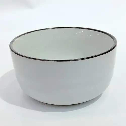 #F776-466WT; Ceramic bowl 5 inch WT #F776