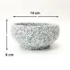 #GW1406; Stone bowl 14x6cm 