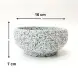 #GW1607; Stone bowl 16x7cm  