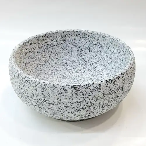 #GW1607; Stone bowl 16x7cm  
