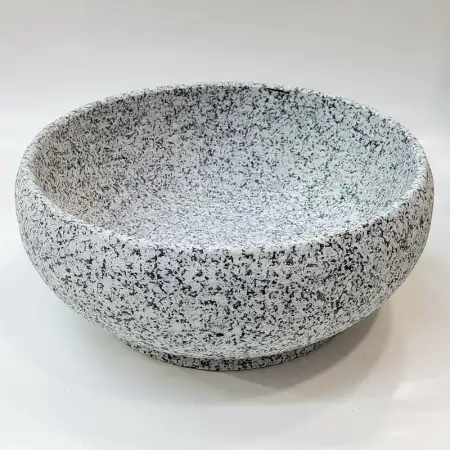 #GW2008; Stone bowl 20x8cm ..