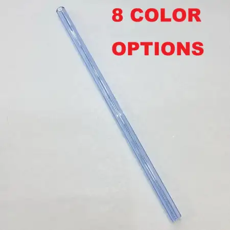 #GZXG8; Glass straw straight 19.5cm..