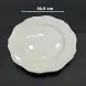 #HA9276; Ceramic plate round 12.25 inches