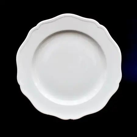 #HA9276; Ceramic plate round 12.25 inche..