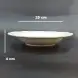 #HA9306; Ceramic soup plate 10 inches