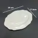 #HA9320; Ceramic oval plate 10 inches