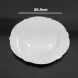 #HB9399; Ceramic plate round 10.5 inches
