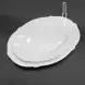 #HB9429; Ceramic oval plate 10 inches