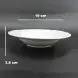 #HB9450; Ceramic soup plate 7.5 inches