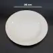 #HE9528; Ceramic plate round 10.5 inches