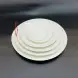 #HE9528; Ceramic plate round 10.5 inches