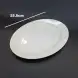 #HE9580; Ceramic oval plate 10 inches