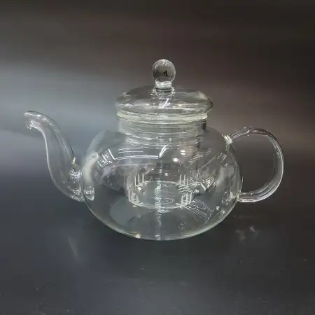 #HF56001; Glass tea pot 700ml #01..