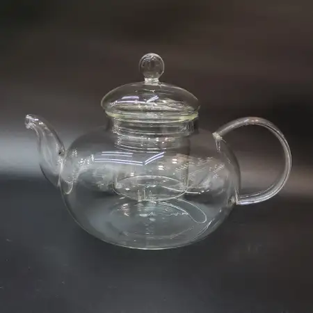#HF56003;  Glass tea pot 1000ml #03..