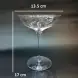 #HJX-8309; Cocktail glass 300ml     
