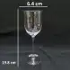 #HJY-3001; Cocktail glass 175ml