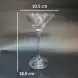 #HJY-C03; Cocktail glass 135ml 