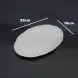 #HK9757; Ceramic oval plate 10 inches