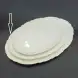 #HK9771; Ceramic oval plate 13.75 inches
