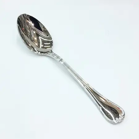 #HL8842; Stainless steel dessert spoon..