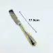 #HM9931; Stainless steel butter knife w. golden color