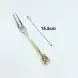 #HM9986; Stainless steel fruit fork w. golden color
