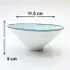 #HN0191-BW; Ceramic bowl 4.5" BW