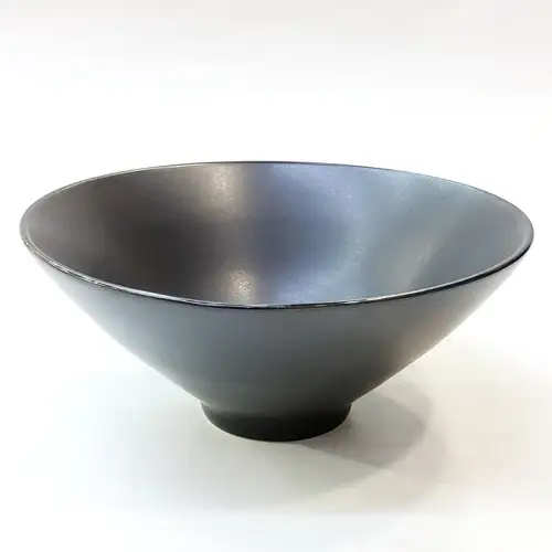 #HN0221-BK; Ceramic bowl 5" black