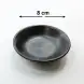 #HN0443-BK; Ceramic sauce dish 3" BK