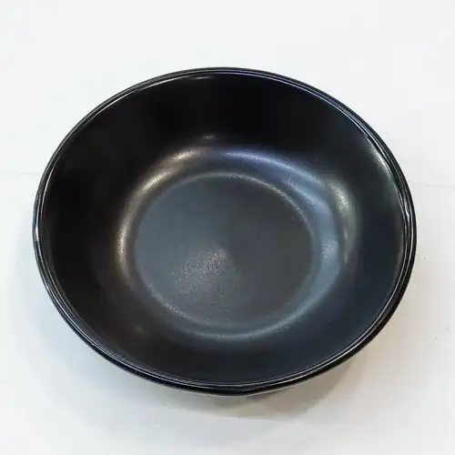 #HN0443-BK; Ceramic sauce dish 3" BK