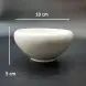 #HN0573-WT; Ceramic dessert bowl 4" WT 