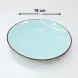 #HN2713-BW; Ceramic plate 7.5" BW