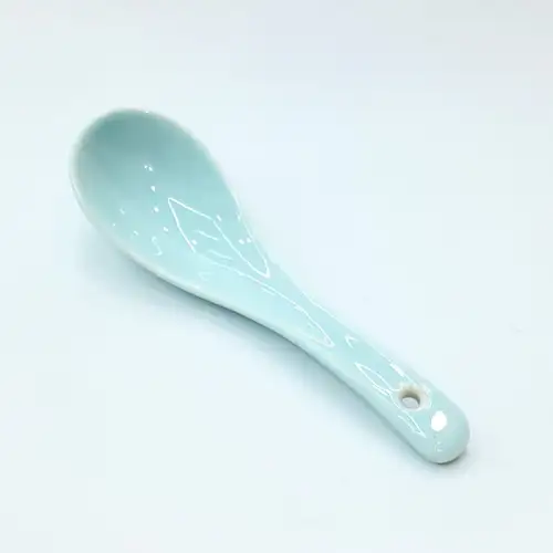 #HN2737-BL;  Ceramic spoon #2737-BL
