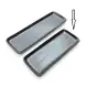 #HN2744-BK; Ceramic plate 26x10.5cm BK