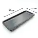 #HN2751-BK; Ceramic plate 33x11cm BK