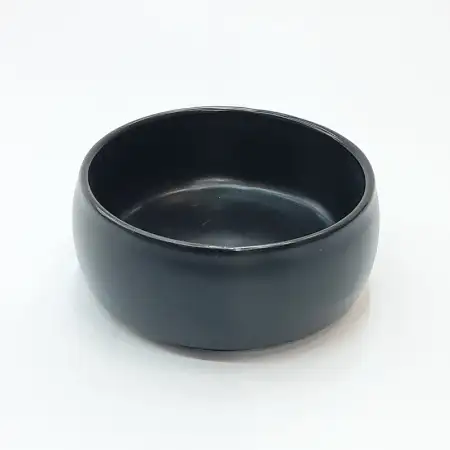 #HN2805-BK;  Ceramic sauce dish 2.5&quot..