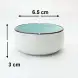 #HN2805-BW; Ceramic sauce dish 2.5"