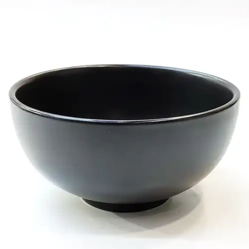 #HN2850-BK; Ceramic bowl 4.25"