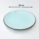 #HN2881-BW; Ceramic plate 19cm BW